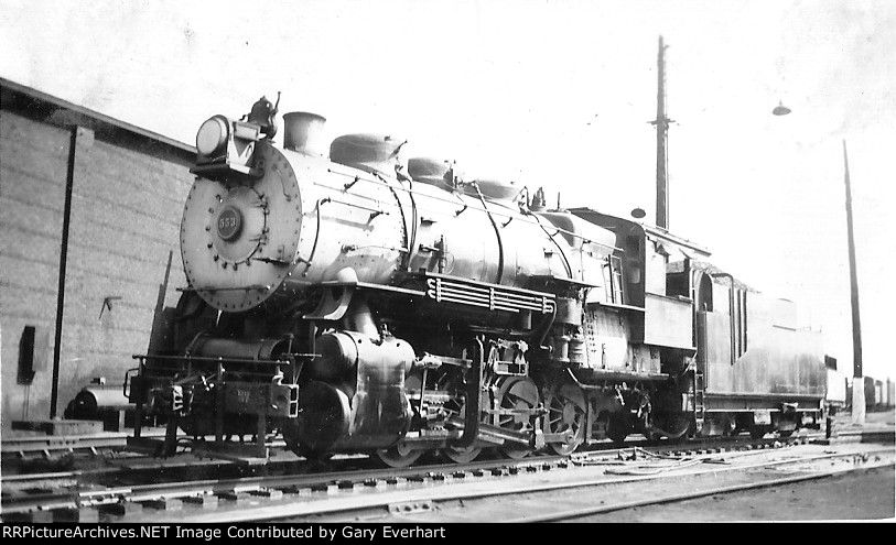 CBQ 0-8-0 #553 - Chicago, Burlington & Quincy